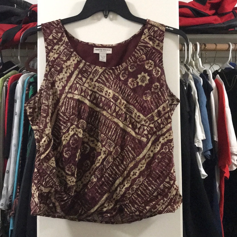 Two piece Valerie Stevens dress.